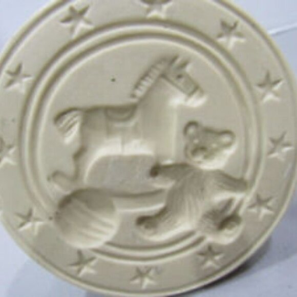 🏖️ Brown Bag 1996 #20 TOY CHEST  Cookie Art Stamp Press - Picture 9 of 9